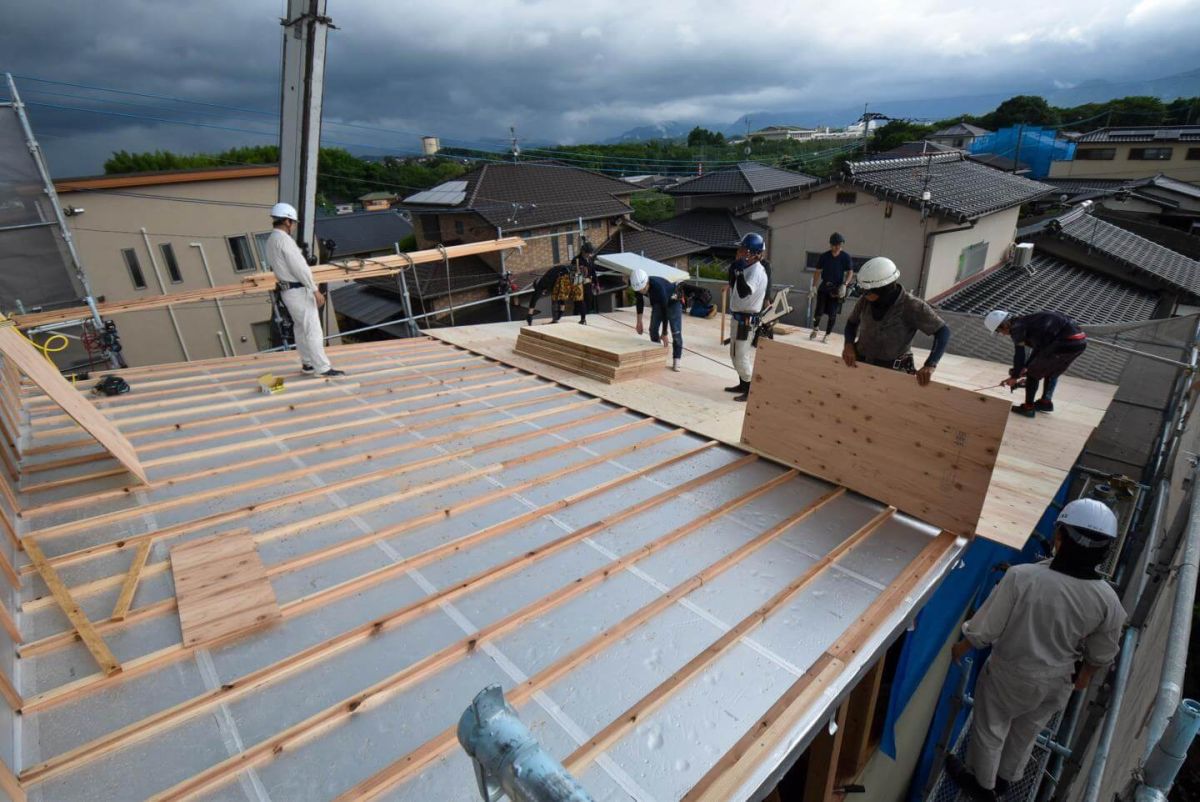 福岡県飯塚市02　注文住宅建築現場リポート④　～上棟式・後半～ 