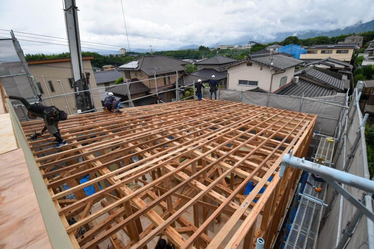 福岡県飯塚市02　注文住宅建築現場リポート④　～上棟式・後半～ 