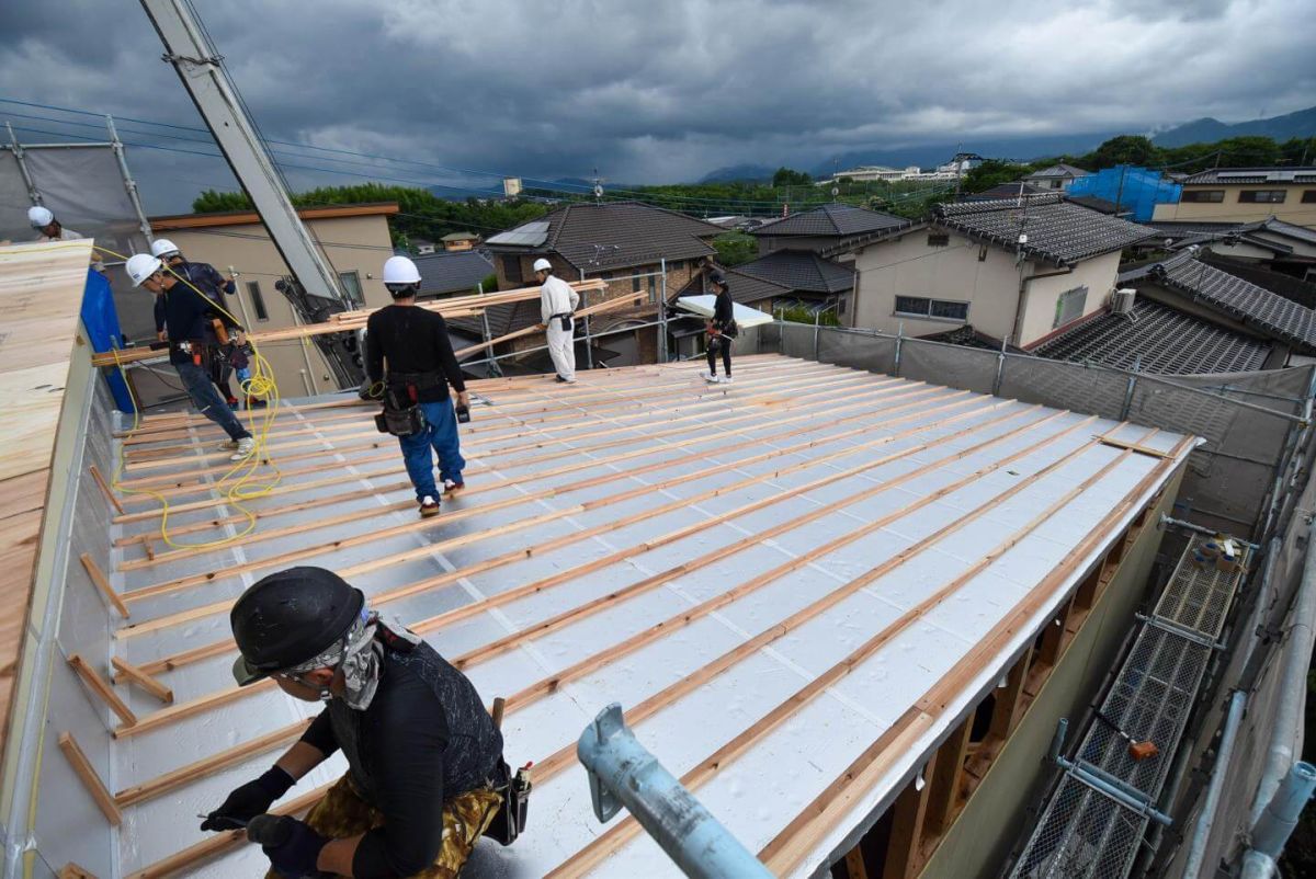 福岡県飯塚市02　注文住宅建築現場リポート④　～上棟式・後半～ 