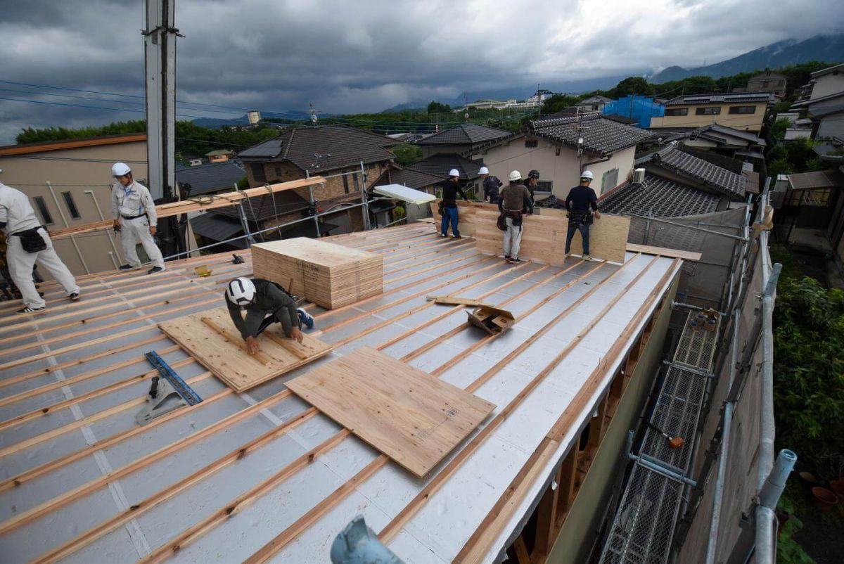 福岡県飯塚市02　注文住宅建築現場リポート④　～上棟式・後半～ 