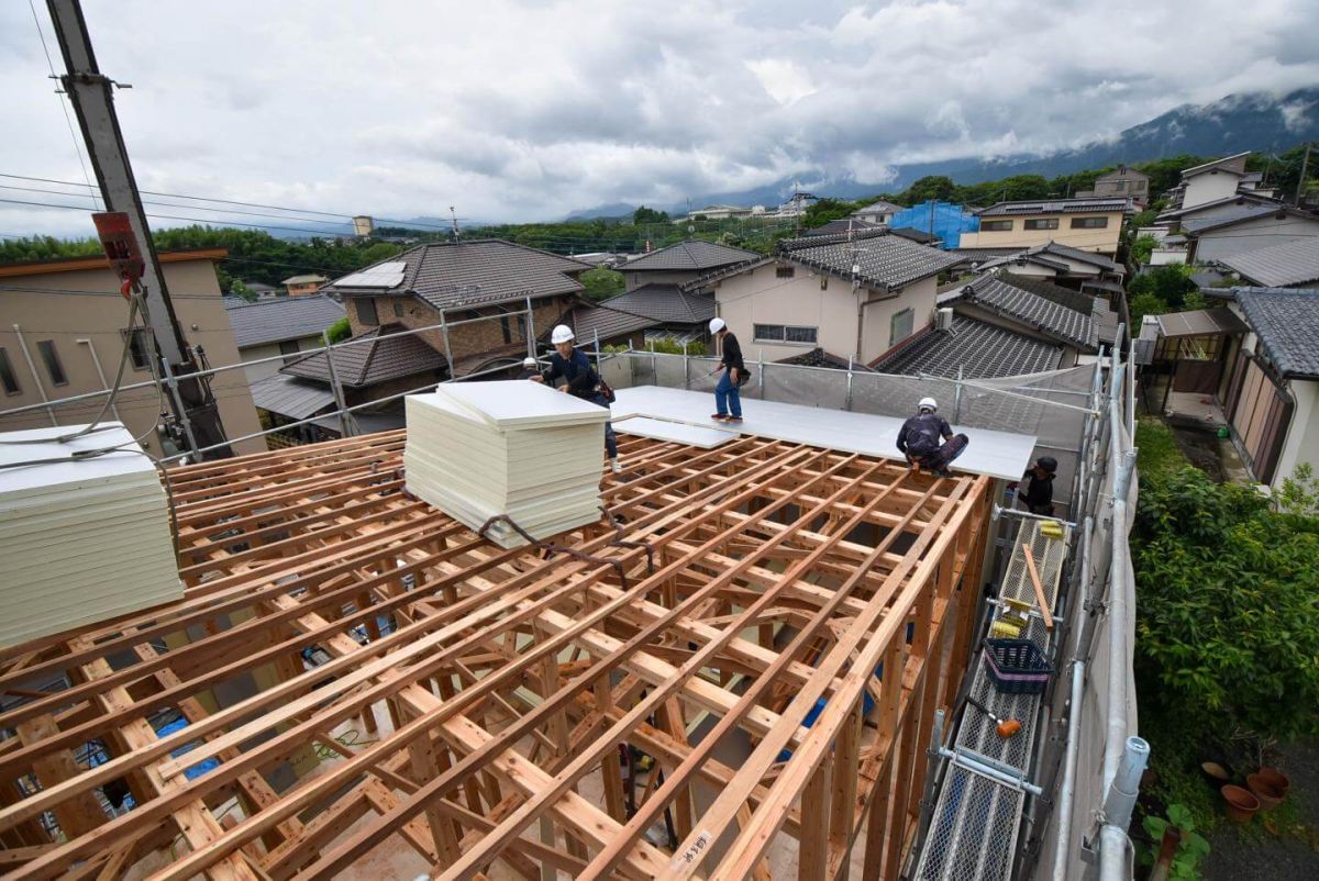 福岡県飯塚市02　注文住宅建築現場リポート④　～上棟式・後半～ 