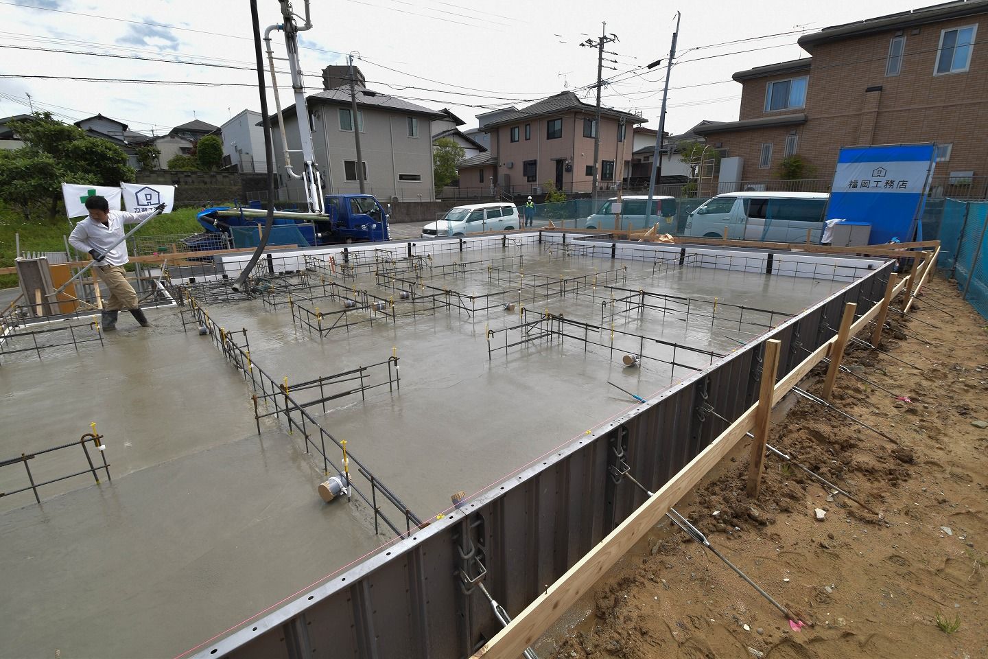 「宗像市09」注文住宅現場リポート②【基礎工事】【土間コン】