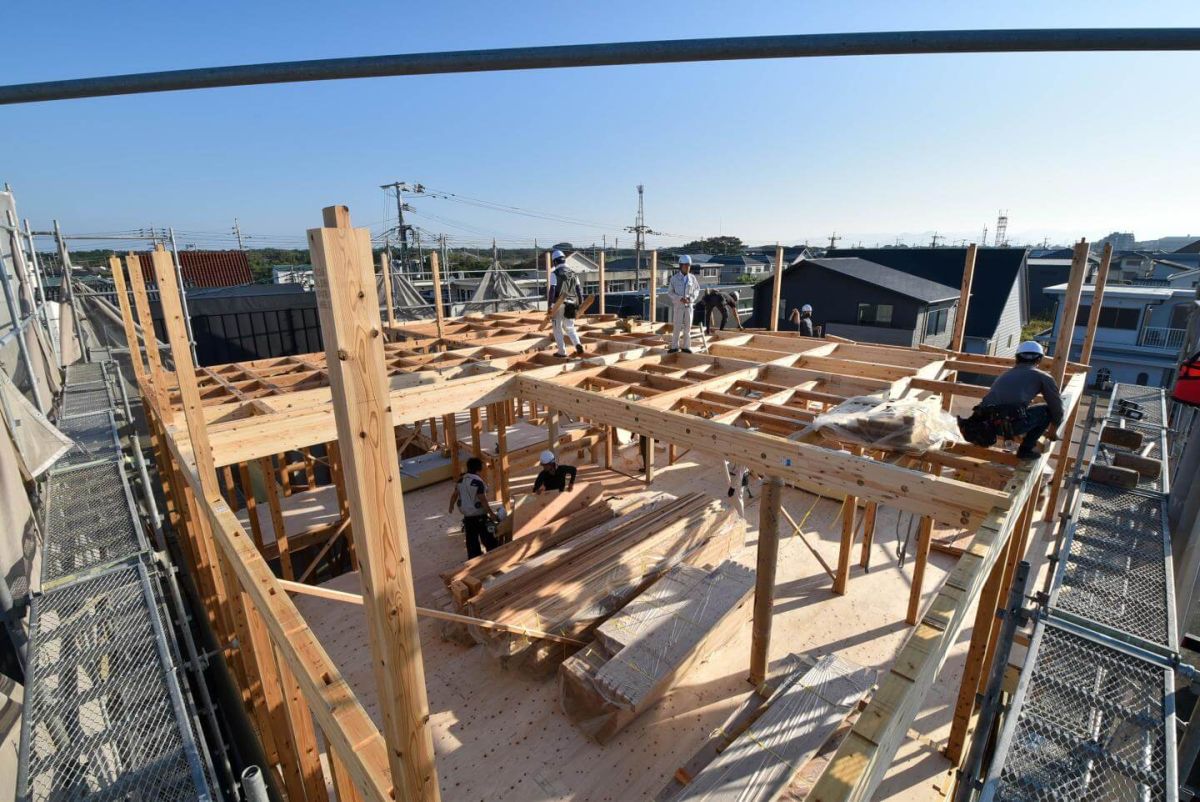 「福岡市東区11」注文住宅現場リポート④【上棟式】