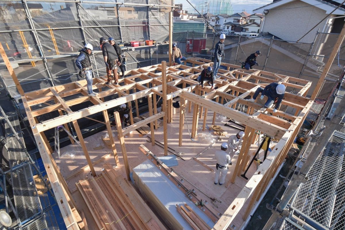 福岡県福岡市早良区次郎丸01　注文住宅建築現場リポート③　～上棟式・前半～