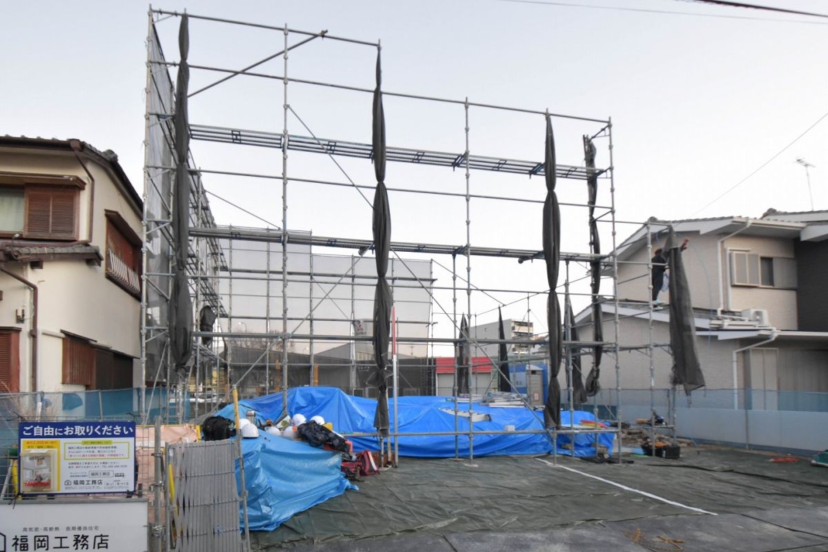 「福岡市早良区次郎丸01」注文住宅現場リポート③【上棟式】