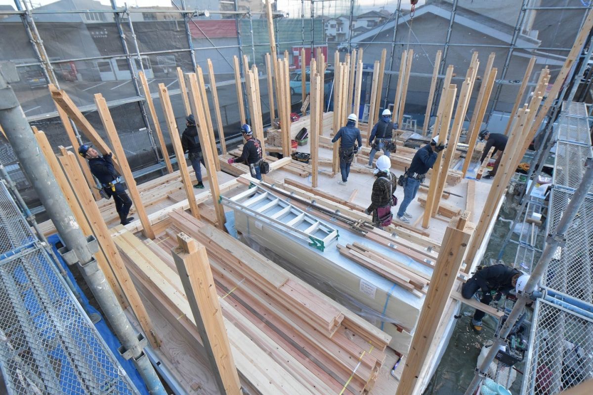 「福岡市早良区次郎丸01」注文住宅現場リポート③【上棟式】