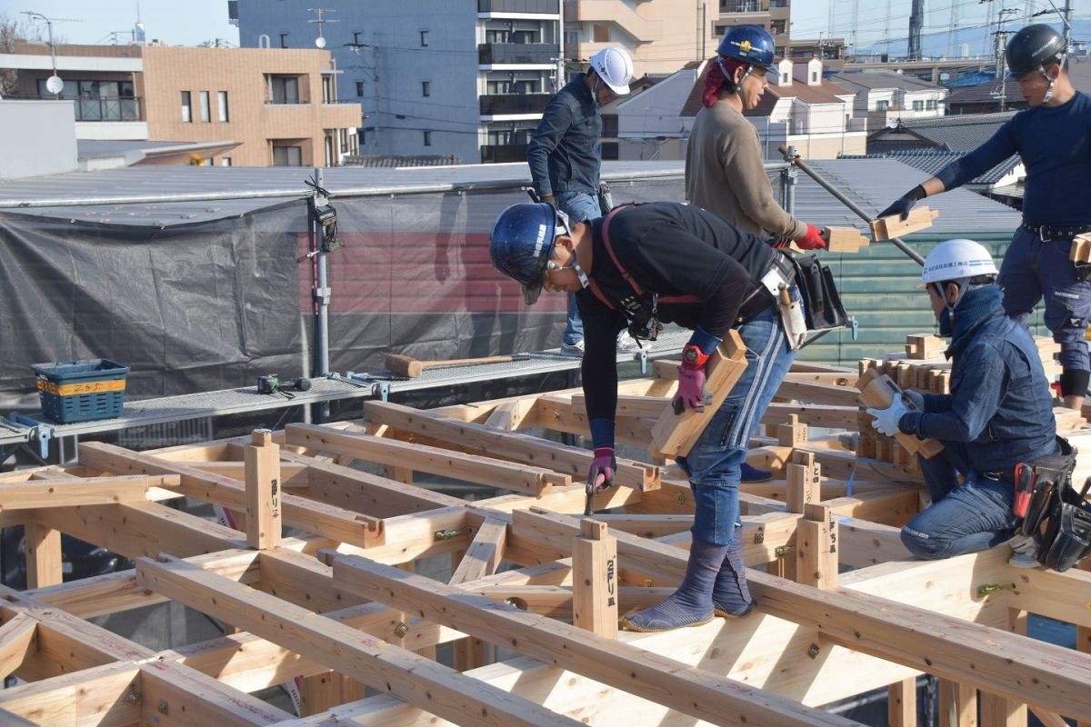 福岡県福岡市早良区次郎丸01　注文住宅建築現場リポート③　～上棟式・前半～