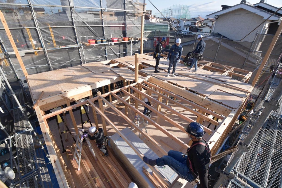 福岡県福岡市早良区次郎丸01　注文住宅建築現場リポート③　～上棟式・前半～