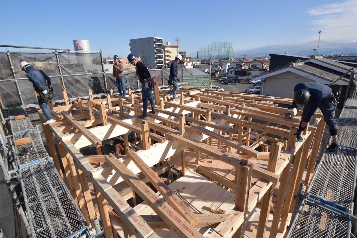 福岡県福岡市早良区次郎丸01　注文住宅建築現場リポート③　～上棟式・前半～