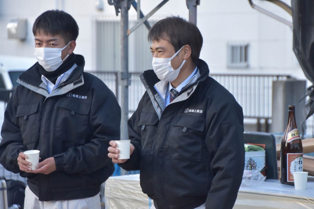 福岡県福岡市早良区次郎丸01　注文住宅建築現場リポート③　～上棟式・前半～