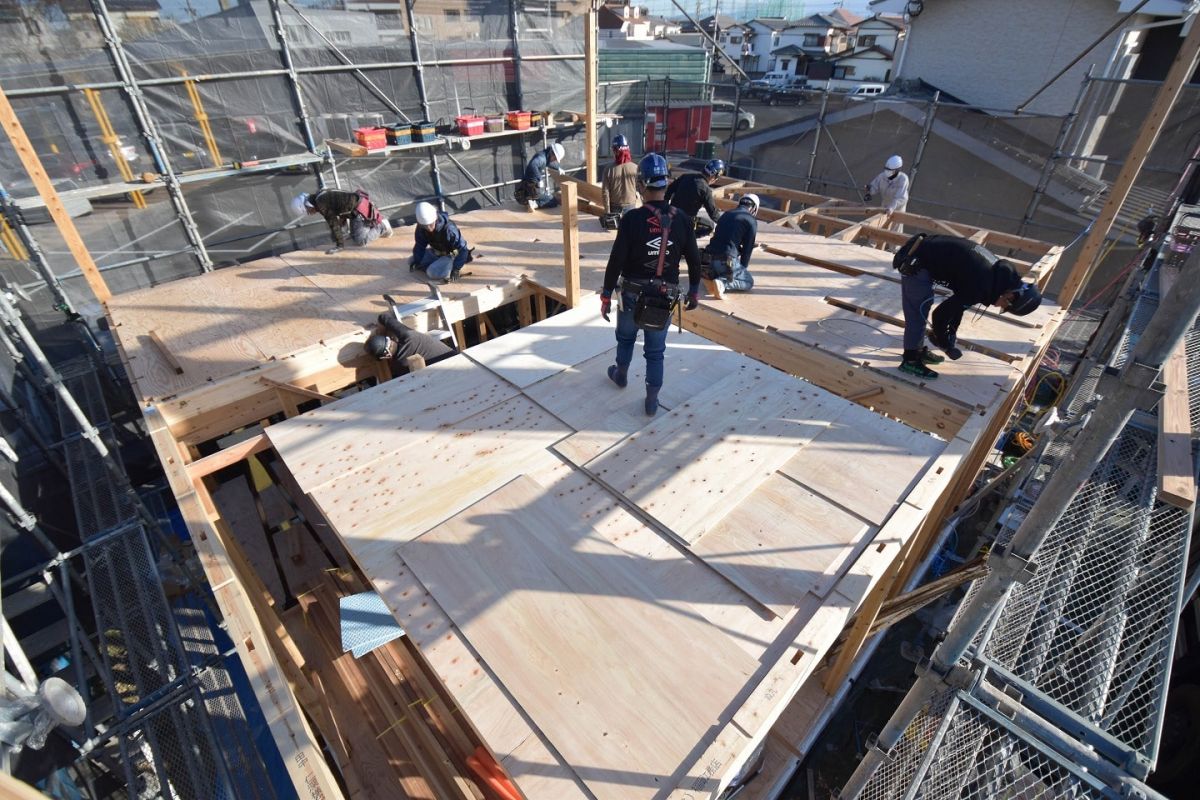 「福岡市早良区次郎丸01」注文住宅現場リポート③【上棟式】