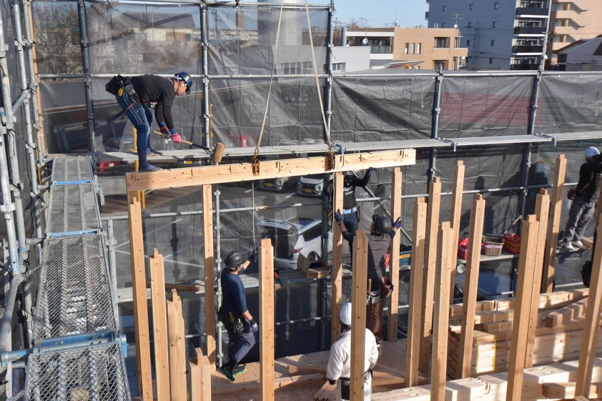 「福岡市早良区次郎丸01」注文住宅現場リポート③【上棟式】