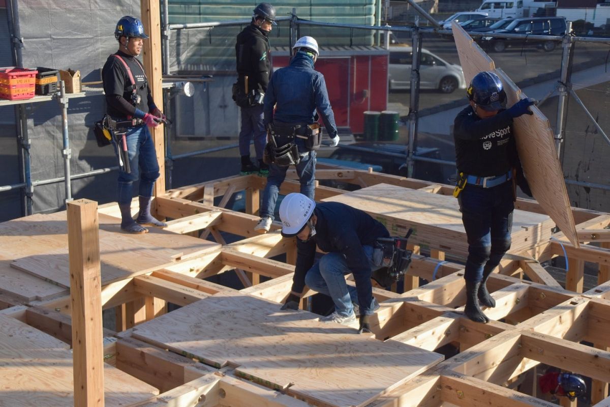 「福岡市早良区次郎丸01」注文住宅現場リポート③【上棟式】
