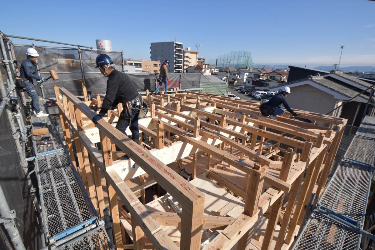 福岡県福岡市早良区次郎丸01　注文住宅建築現場リポート③　～上棟式・前半～