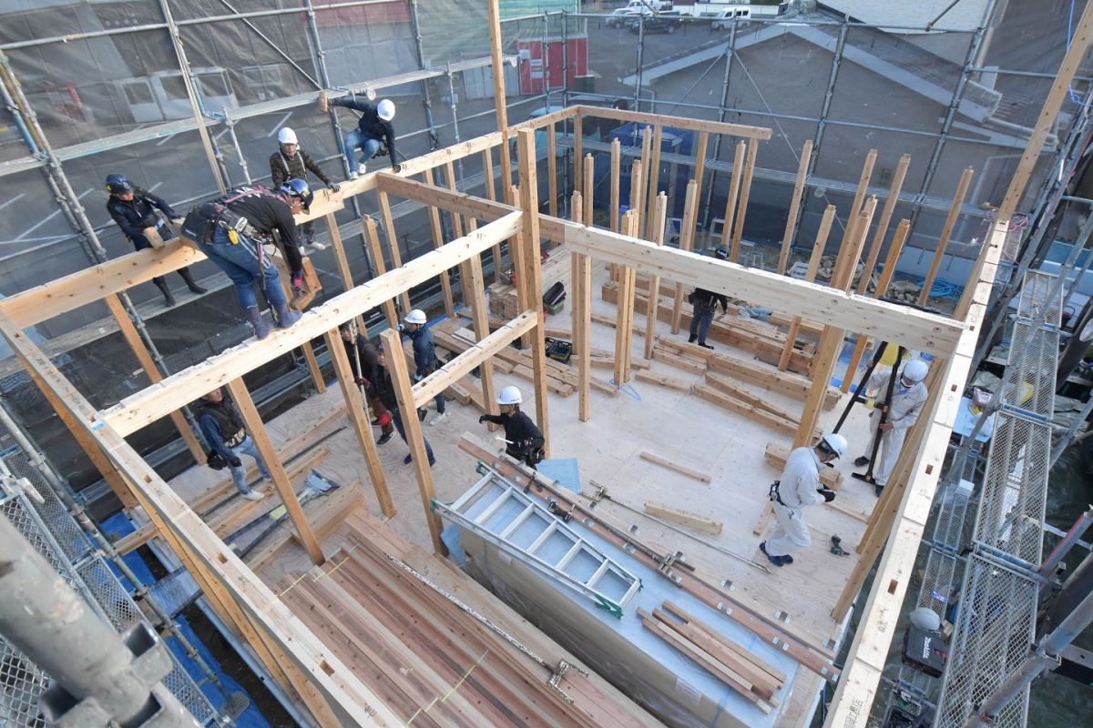 「福岡市早良区次郎丸01」注文住宅現場リポート③【上棟式】