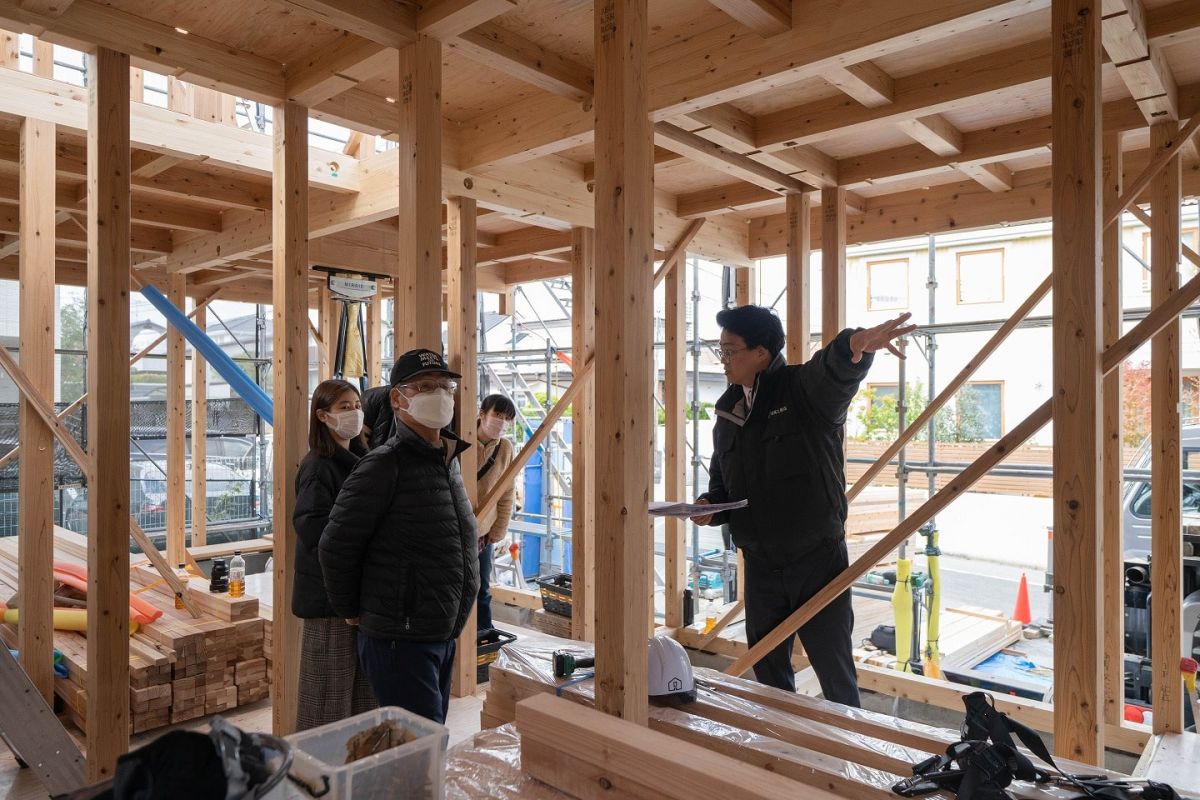 福岡県福岡市西区09　注文住宅建築現場リポート③　～上棟式～