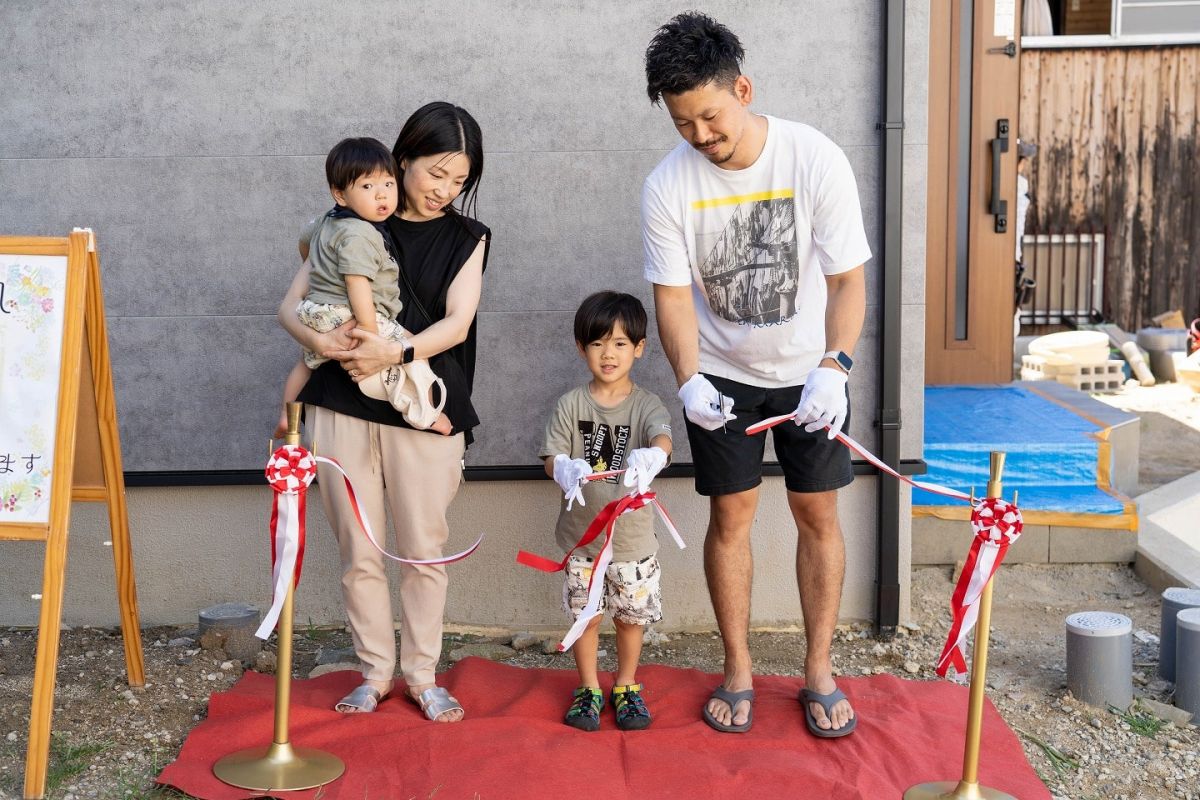 福岡県福岡市城南区11　注文住宅建築現場リポート⑥　～お引き渡し式～