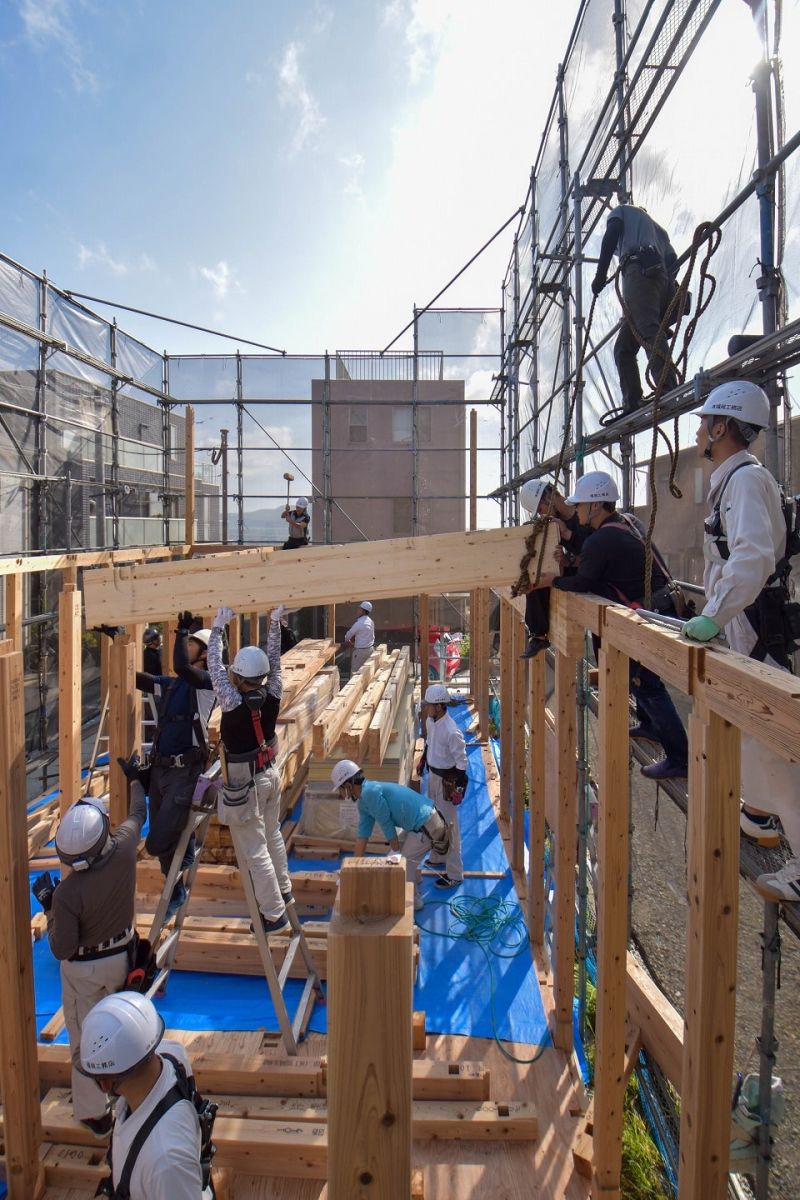 「福岡市西区07」注文住宅現場リポート④【上棟式】
