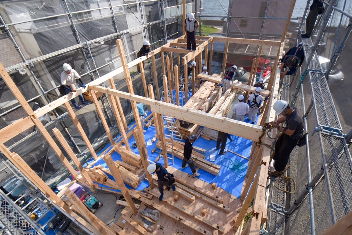 「福岡市西区07」注文住宅現場リポート④【上棟式】