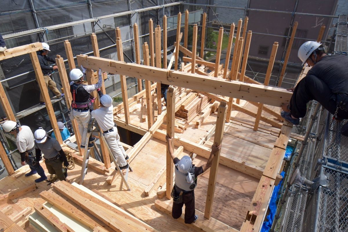 「福岡市西区07」注文住宅現場リポート④【上棟式】