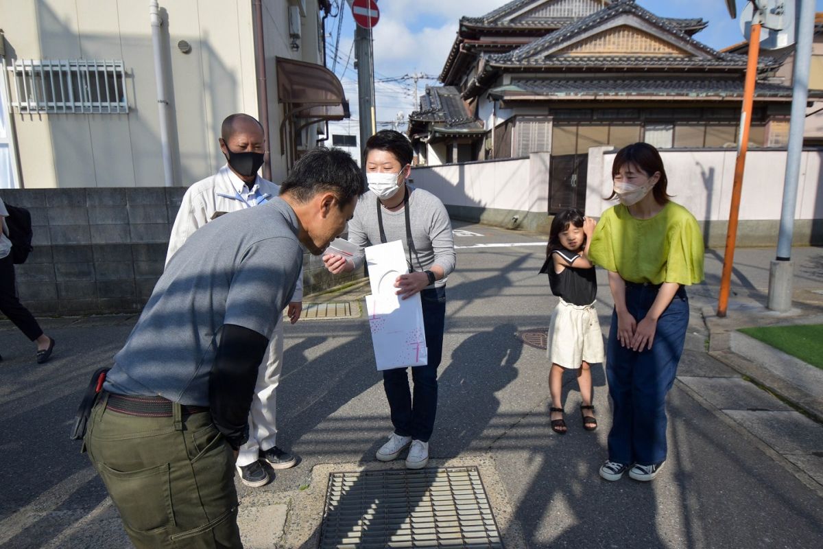 福岡県福岡市西区07　注文住宅建築現場リポート④　～上棟式・前編～