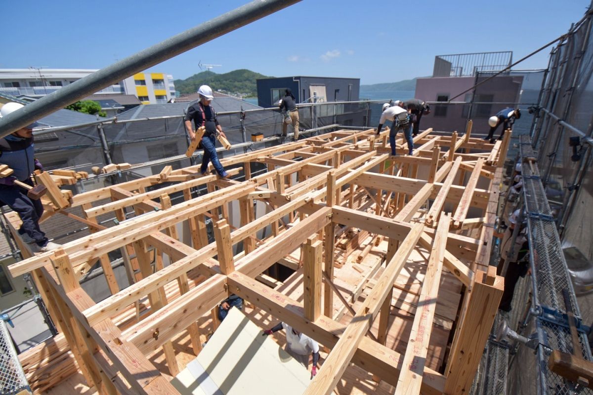「福岡市西区07」注文住宅現場リポート④【上棟式】