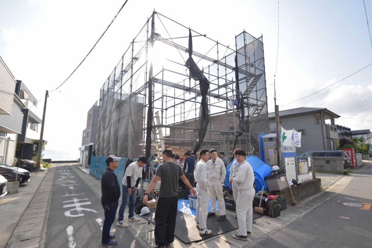 「福岡市西区07」注文住宅現場リポート④【上棟式】