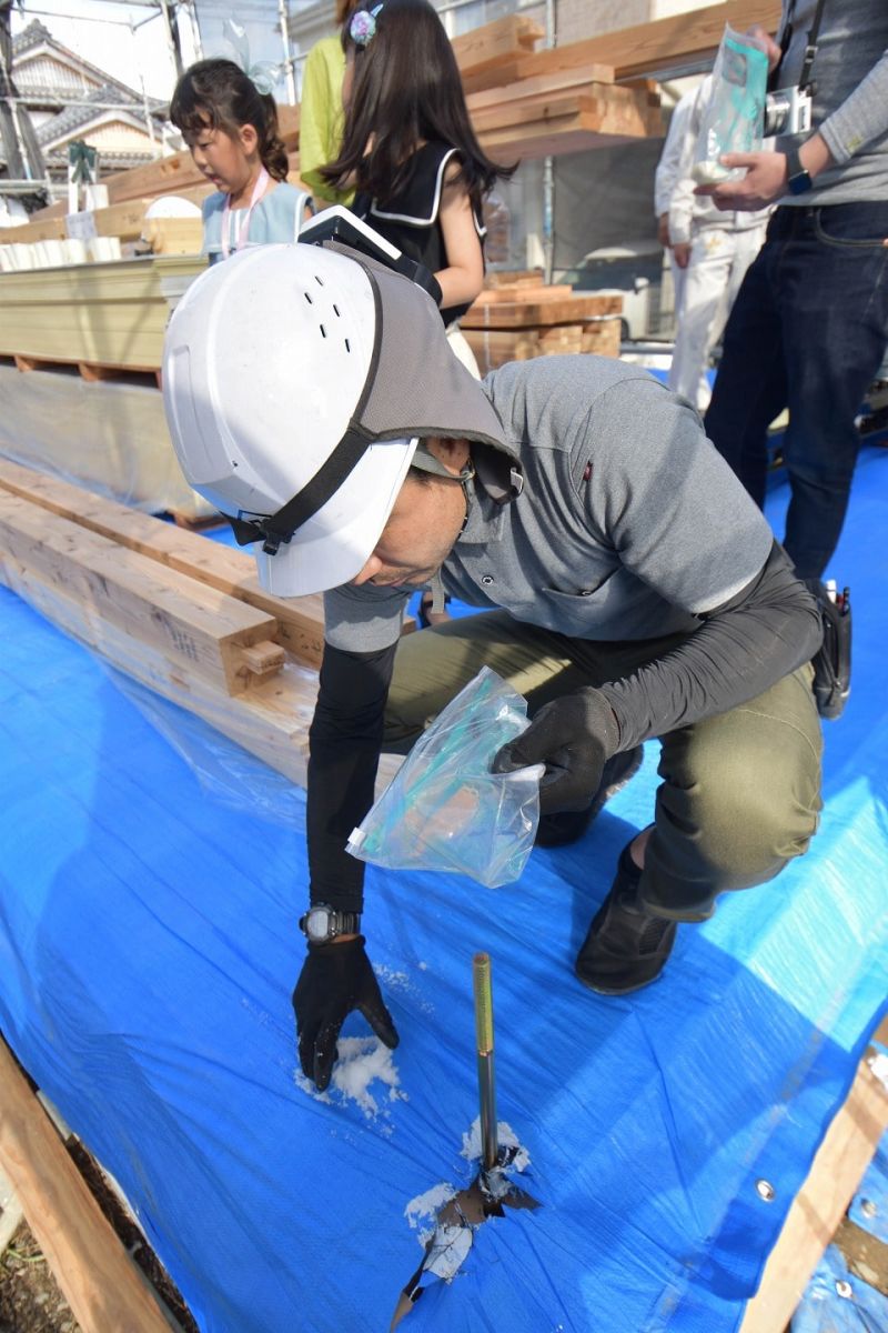 福岡県福岡市西区07　注文住宅建築現場リポート④　～上棟式・前編～