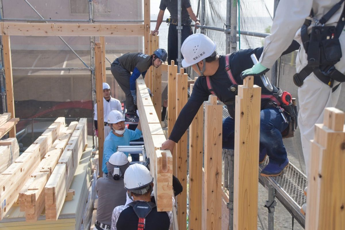 「福岡市西区07」注文住宅現場リポート④【上棟式】