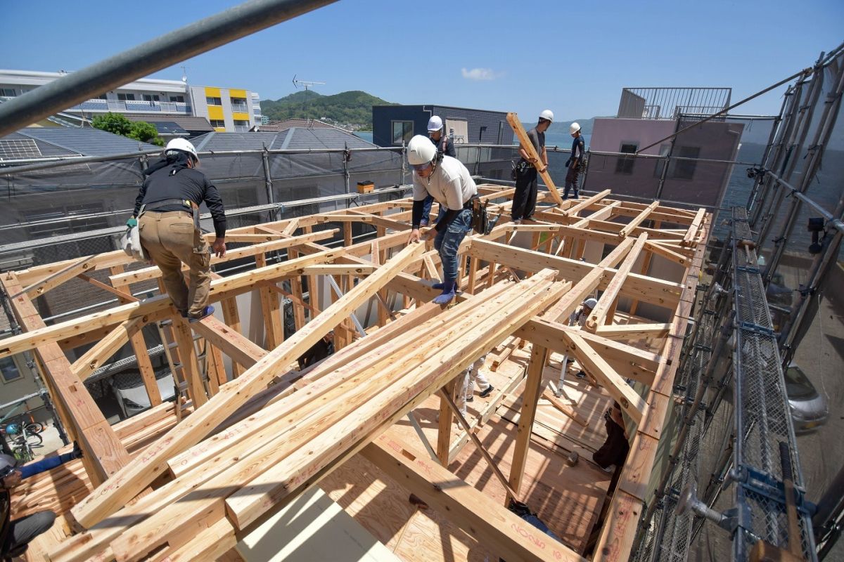 「福岡市西区07」注文住宅現場リポート④【上棟式】
