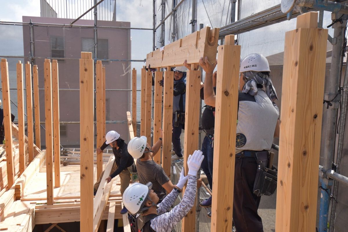 「福岡市西区07」注文住宅現場リポート④【上棟式】