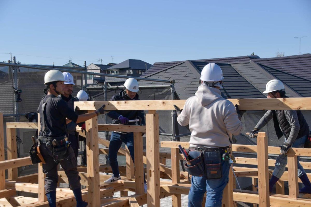 福岡県福岡市城南区10　注文住宅建築現場リポート①　～上棟式・前半～