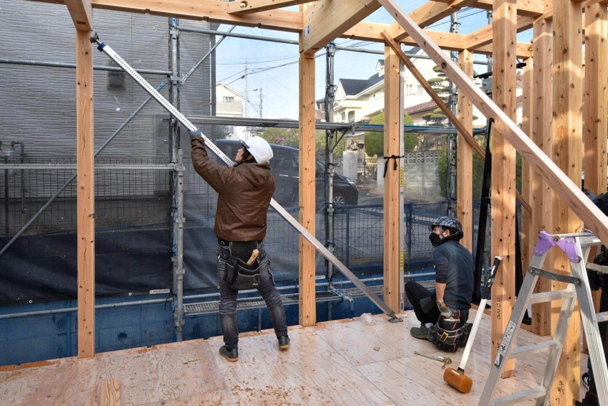 福岡県福岡市城南区10　注文住宅建築現場リポート①　～上棟式・前半～