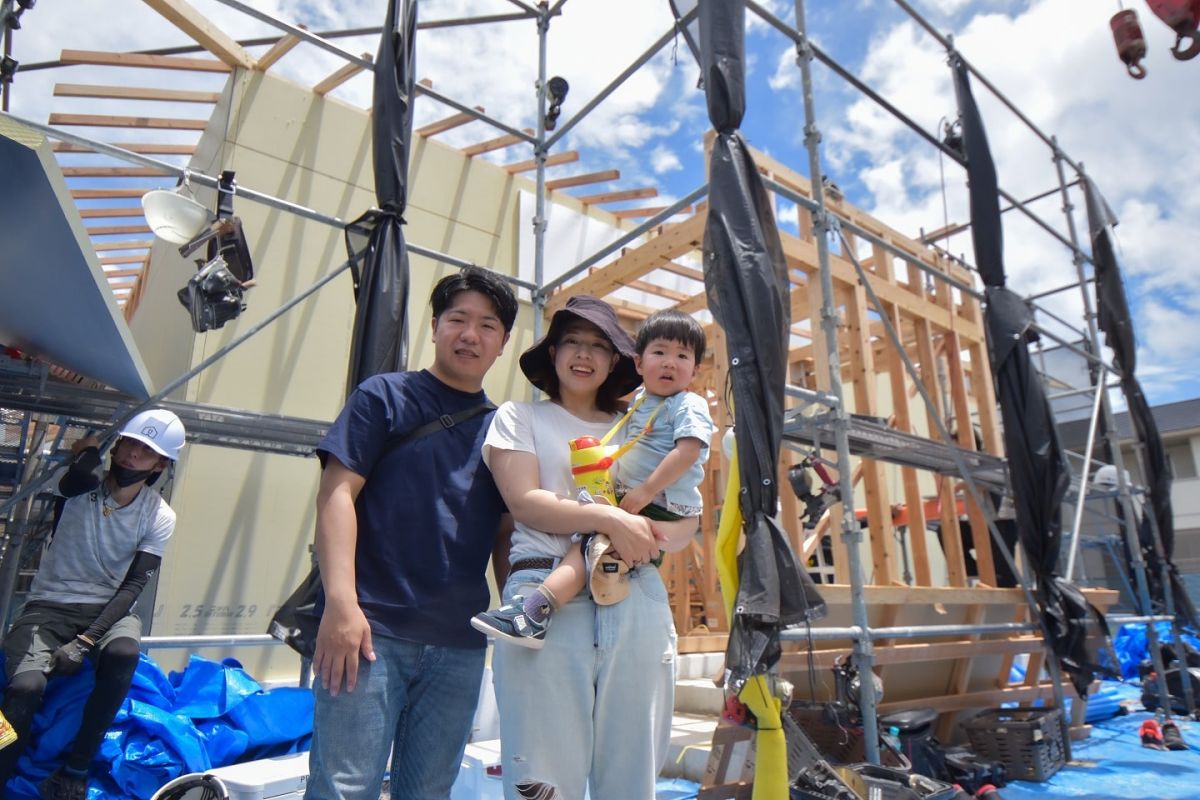 「筑紫野市12」注文住宅現場リポート②【上棟式】