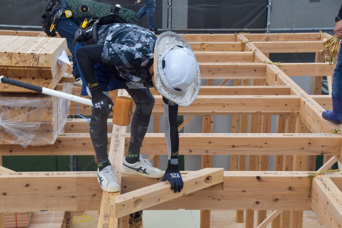 福岡県筑紫野市12　注文住宅建築現場リポート②　～上棟式〜