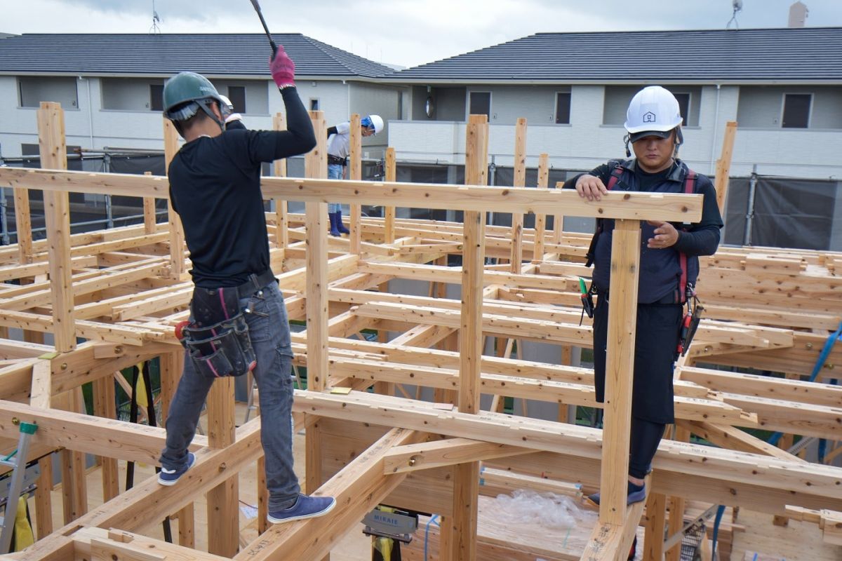 福岡県筑紫野市12　注文住宅建築現場リポート②　～上棟式〜