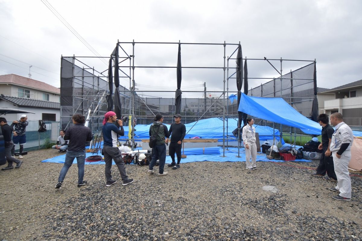 福岡県筑紫野市12　注文住宅建築現場リポート②　～上棟式〜