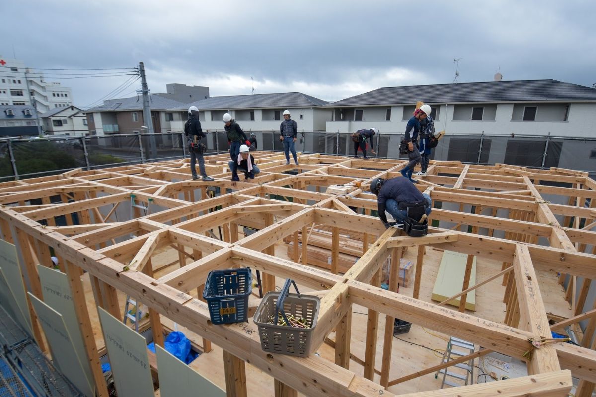 福岡県筑紫野市12　注文住宅建築現場リポート②　～上棟式〜