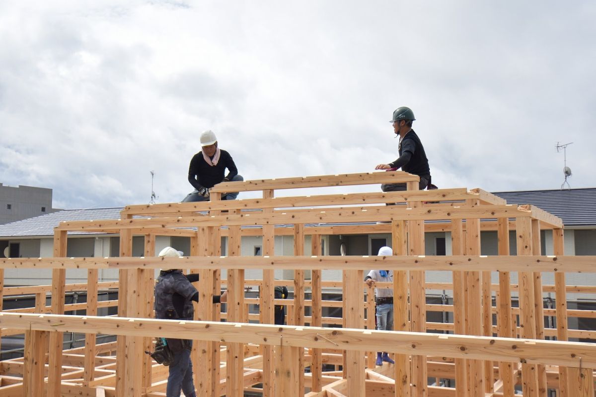 福岡県筑紫野市12　注文住宅建築現場リポート②　～上棟式〜