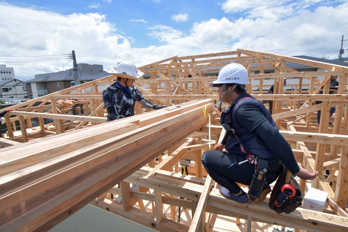 福岡県筑紫野市12　注文住宅建築現場リポート②　～上棟式〜