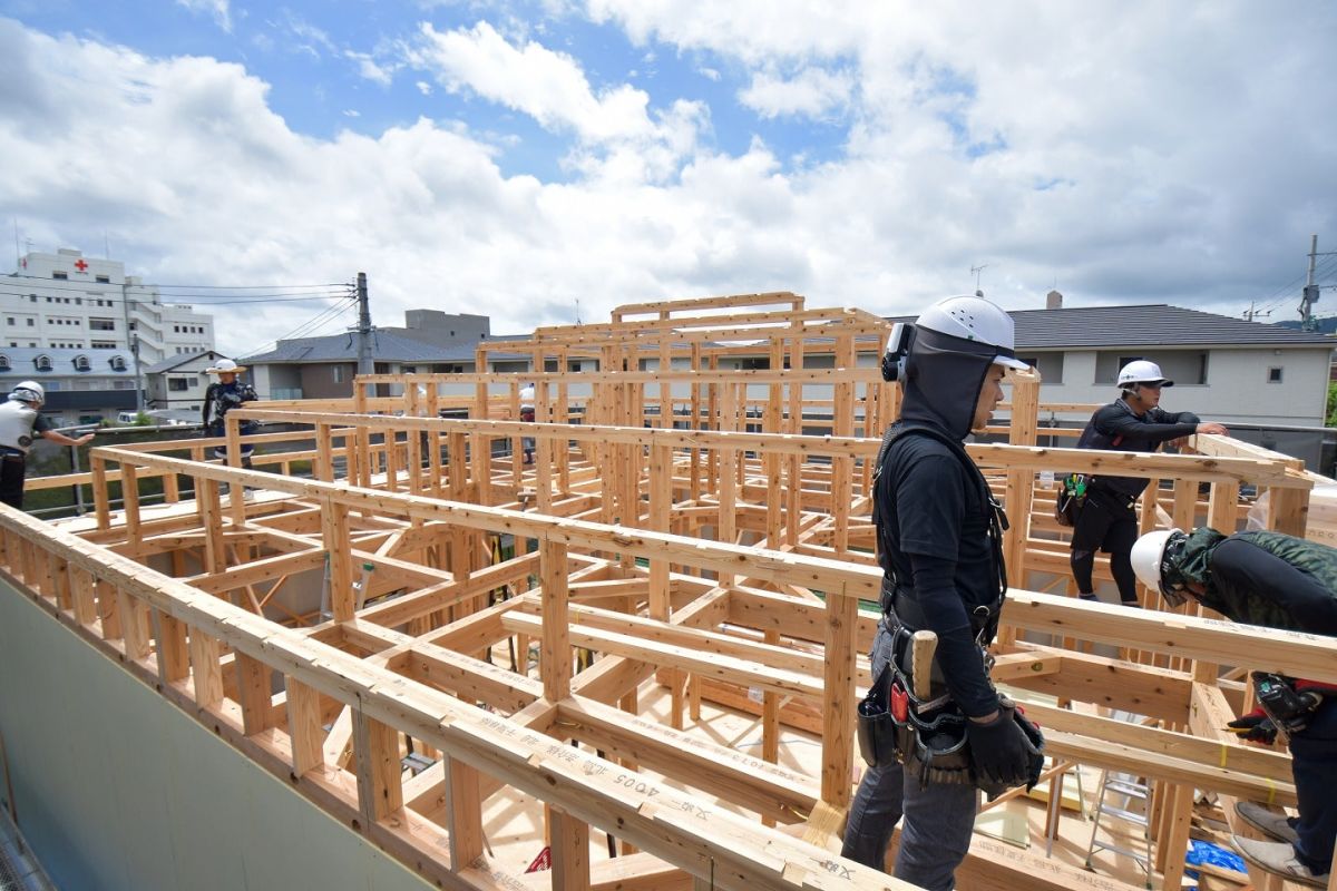 福岡県筑紫野市12　注文住宅建築現場リポート②　～上棟式〜