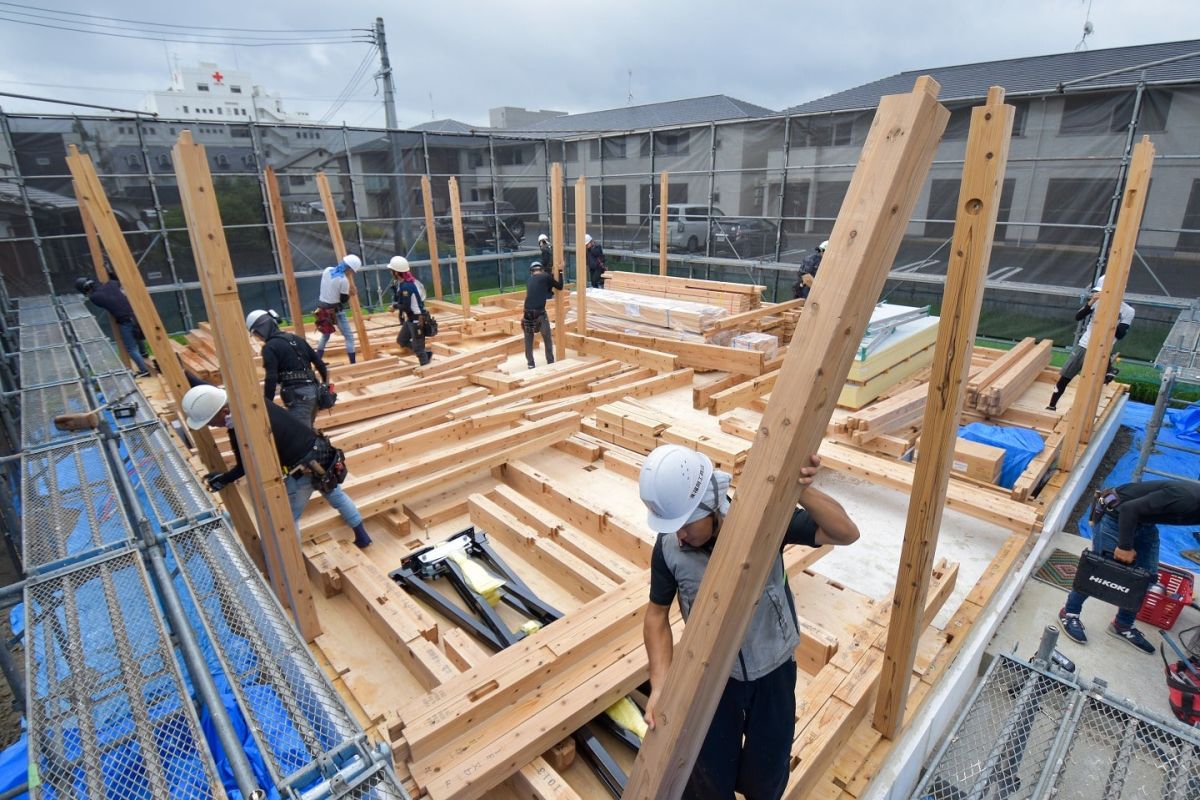 「筑紫野市12」注文住宅現場リポート②【上棟式】