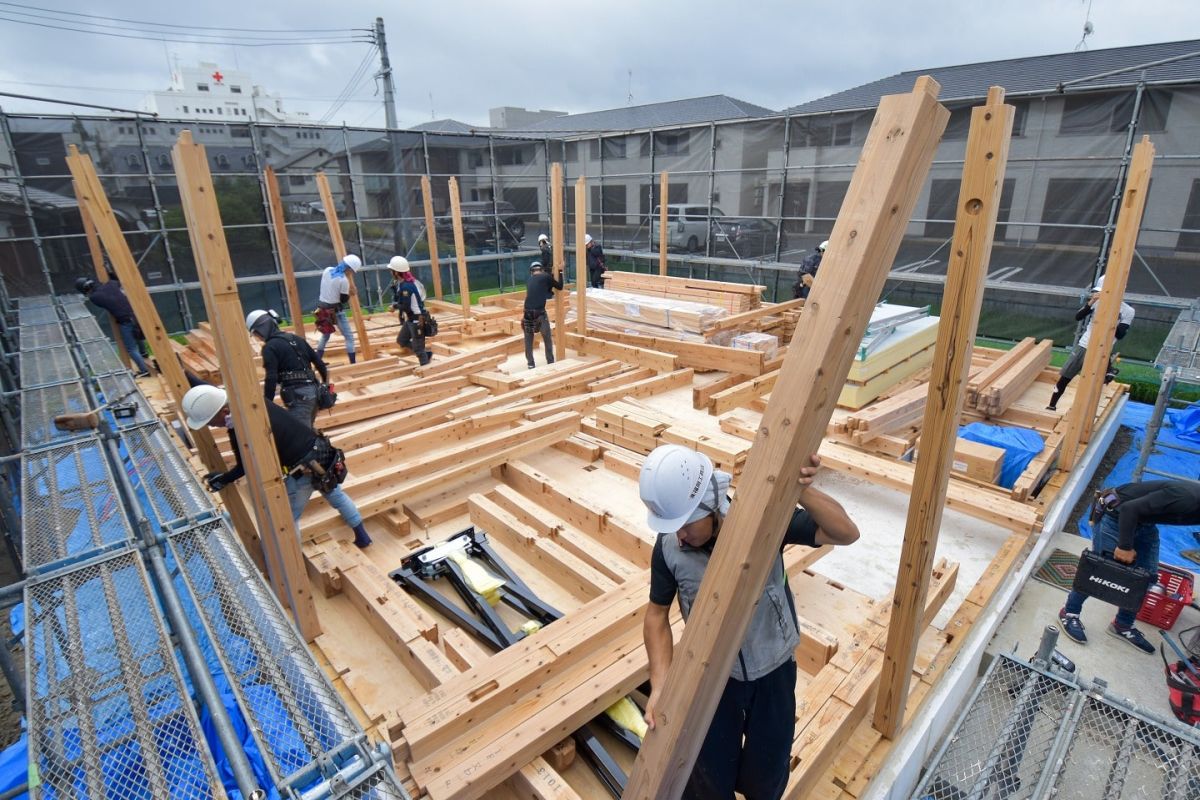 福岡県筑紫野市12　注文住宅建築現場リポート②　～上棟式〜