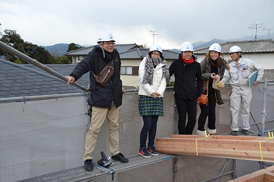 福岡県那珂川市片縄北02　注文住宅建築現場リポート⑦　～上棟式2～