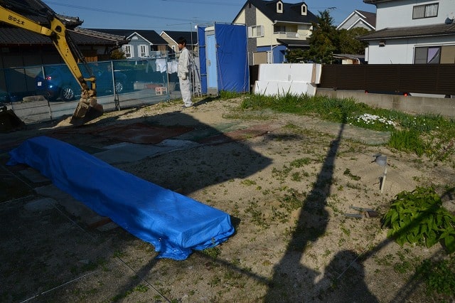 「福岡市西区千里01」注文住宅現場リポート②【基礎工事】【根切り】