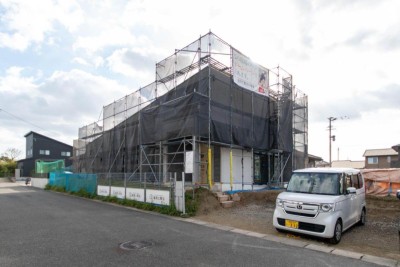 福岡県北九州市若松区01　注文住宅建築現場リポート⑧　～木工事・石膏ボード～