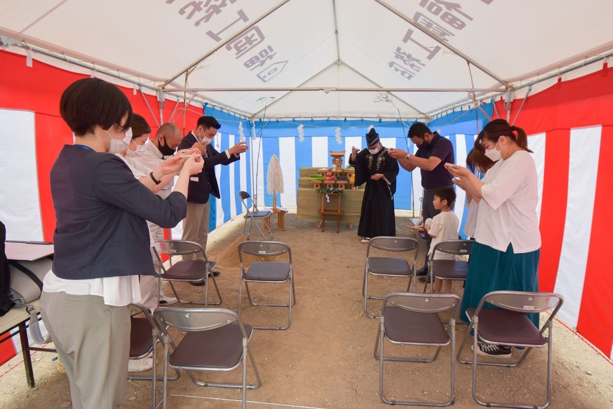 「那珂川市10」注文住宅現場リポート①【地鎮祭】
