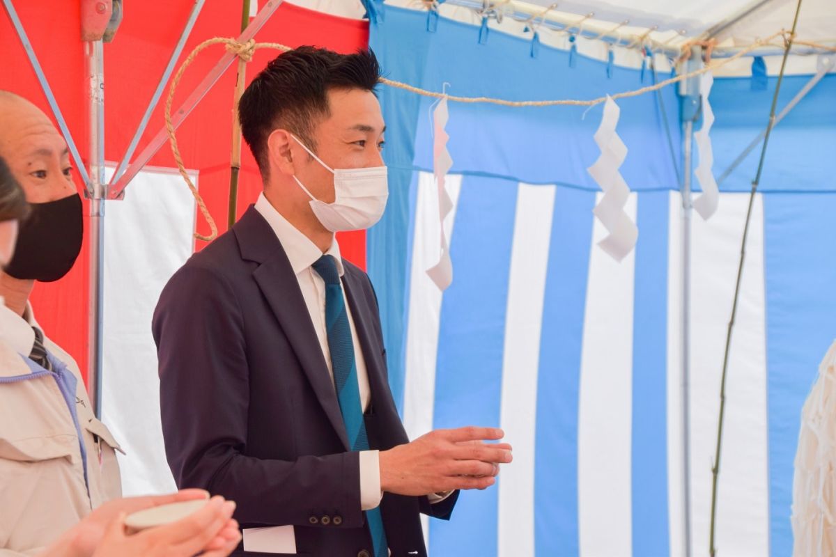 「那珂川市10」注文住宅現場リポート①【地鎮祭】