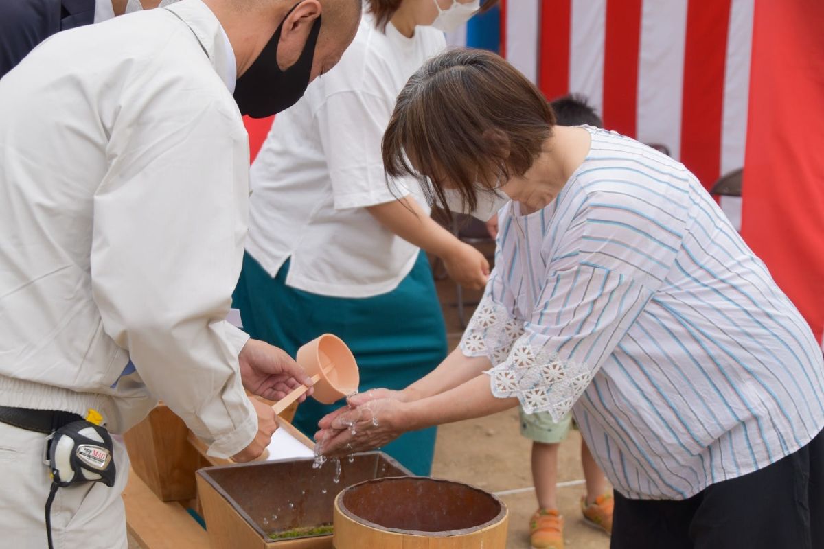 福岡県那珂川市10　注文住宅建築現場リポート①　～地鎮祭～