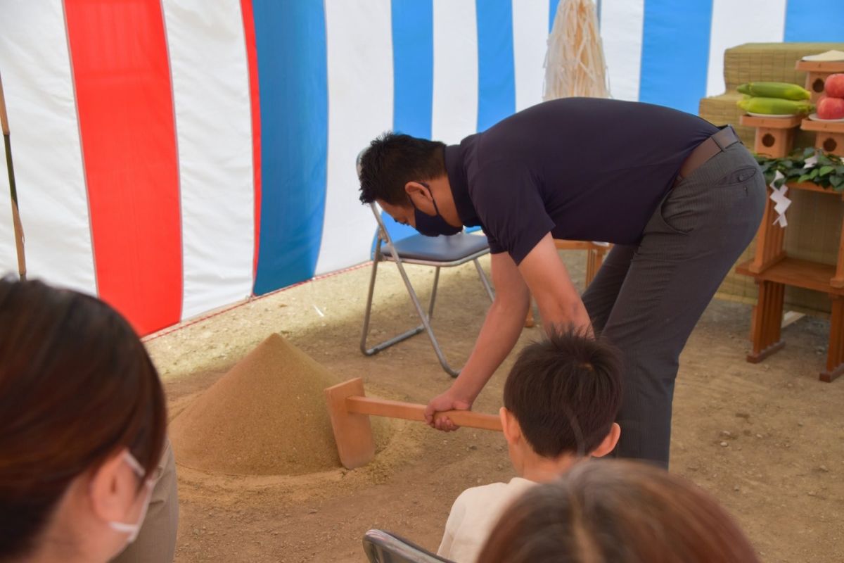 「那珂川市10」注文住宅現場リポート①【地鎮祭】